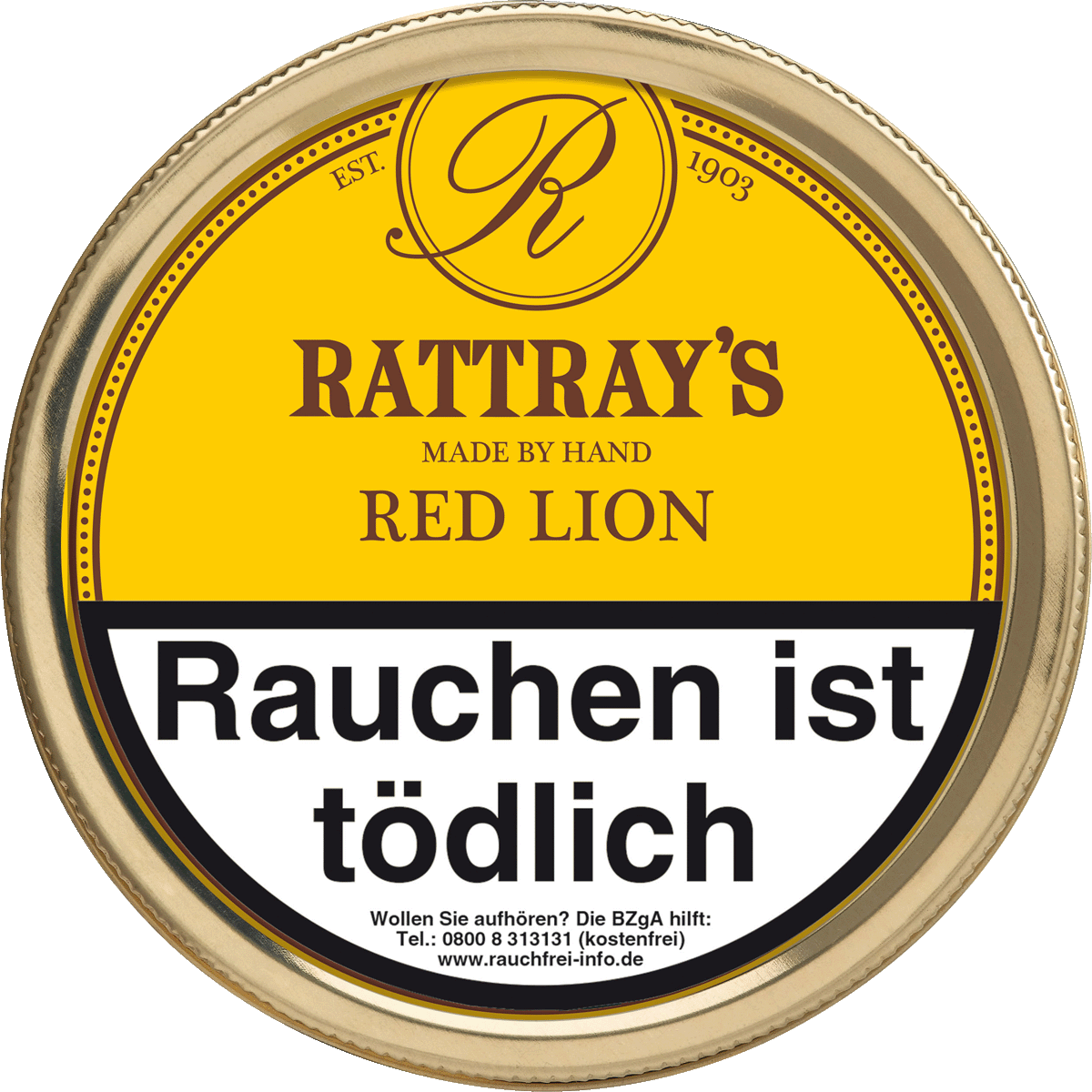 Rattray’s British Collection Red Lion - Dose oben