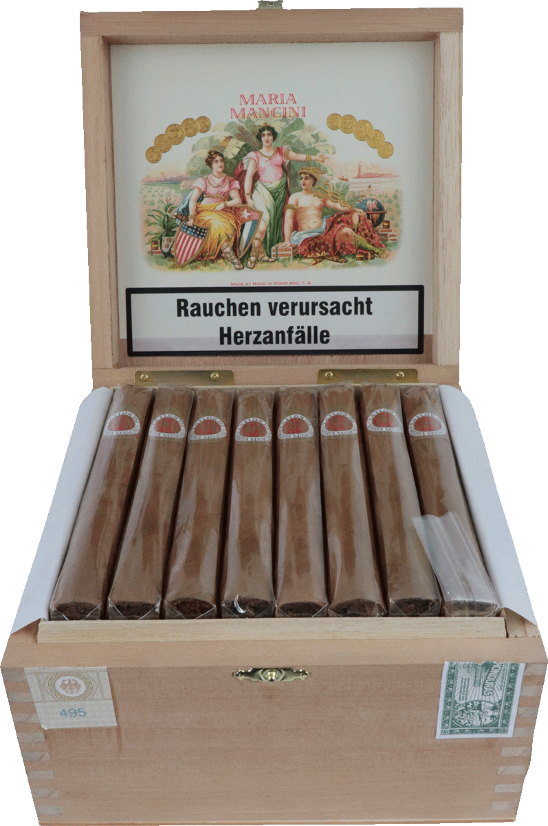 Maria Mancini Robusto Larga - Kiste vorne geöffnet