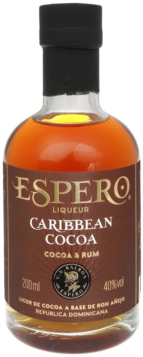 Espero Carribean Cocoa Rum Einzelflasche Vorderseite