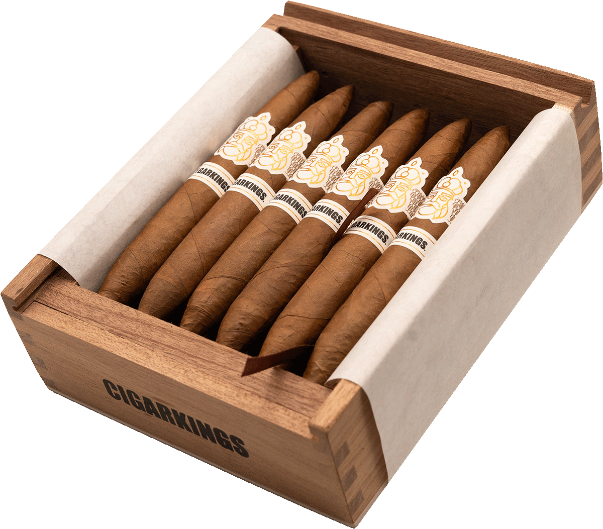 CigarKings Elegantes Sun Grown - Kiste seitlich geöffnet