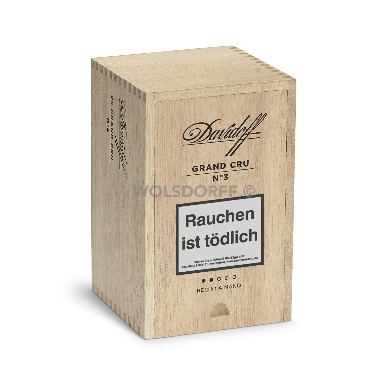Davidoff Grand Cru no 3 Kiste Vorderansicht