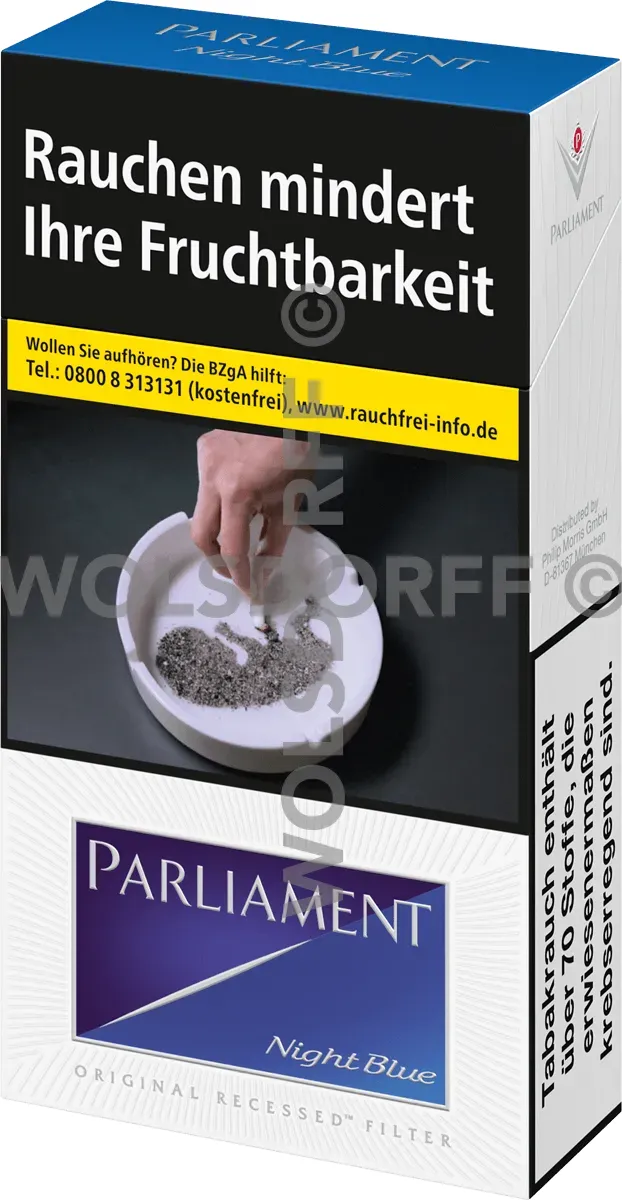 Parliament Night Blue Long OP Vorderseite von rechts