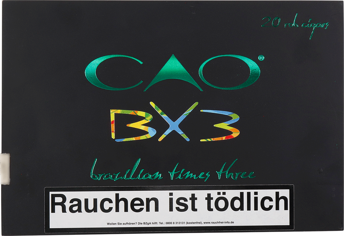 CAO BX3 Robusto - Kiste vorne geschlossen