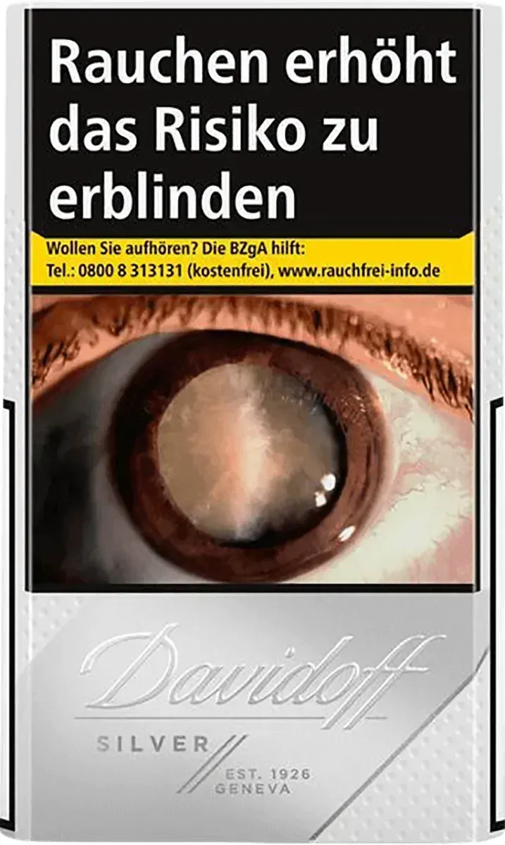 Davidoff Silver OP Packung von vorne