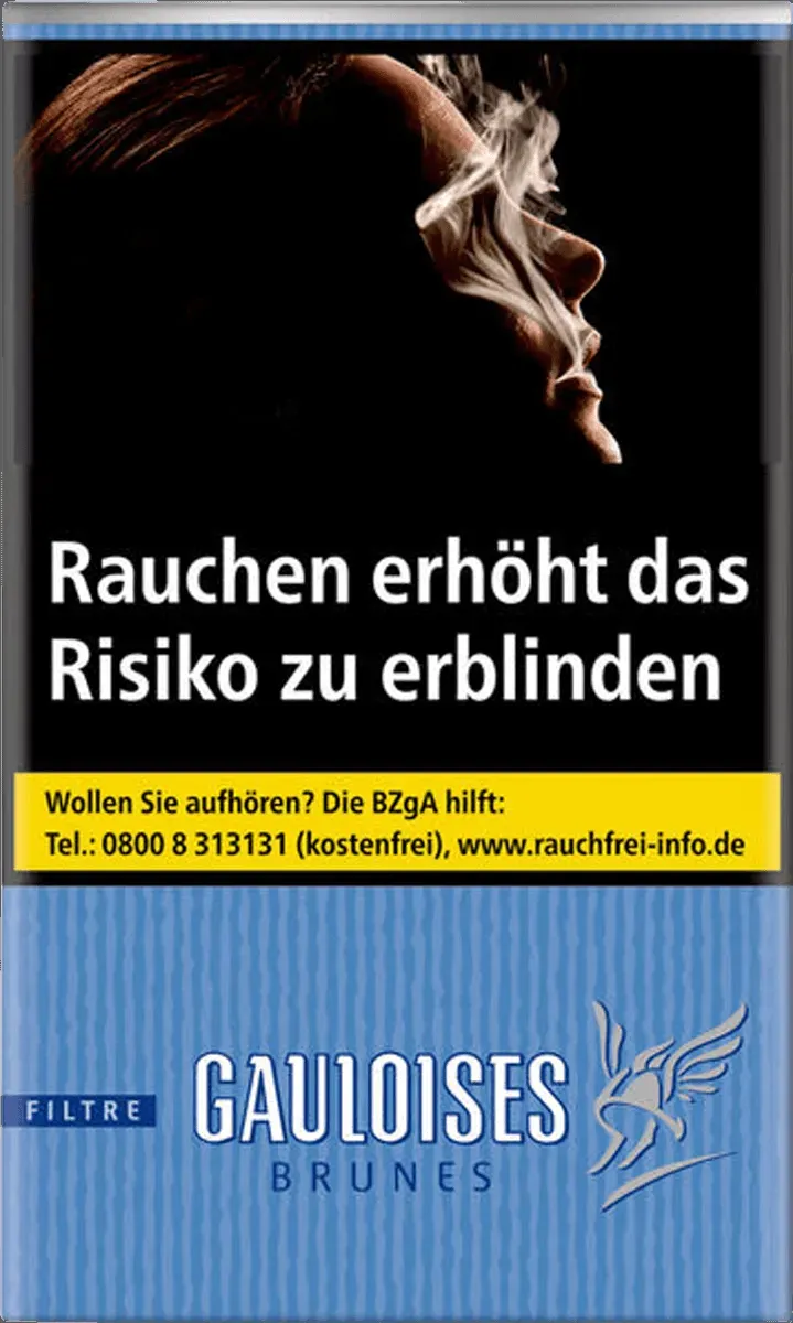 Gauloises Brunes Filter Packung von vorne