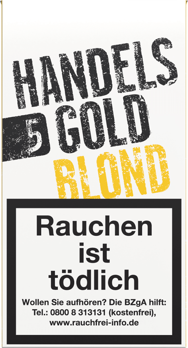 Handelsgold Blond - Pappetui vorne geschlossen