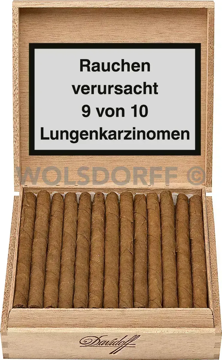 Davidoff Mini Cigarillos Gold Schachtel offen
