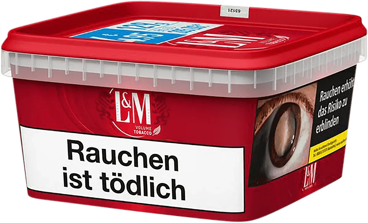 L&M Volume Tobacco Red Big Box schräg von vorne