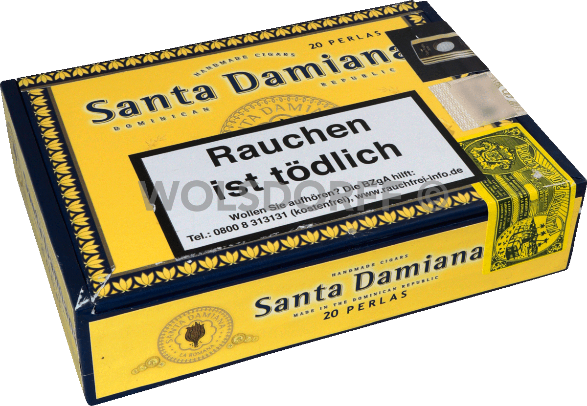 Santa Damiana Classic Perlas - Kiste seitlich geschlossen
