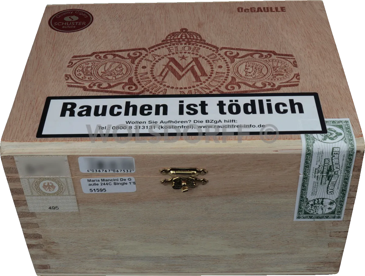 Maria Mancini Kiste geschlossen