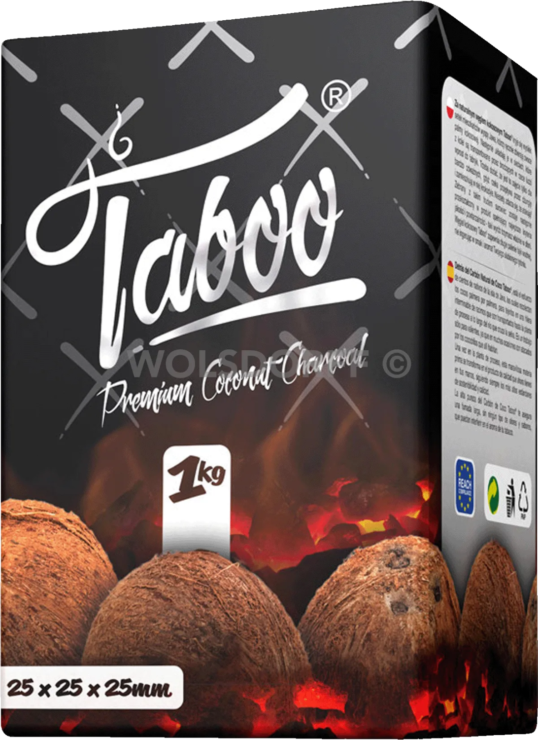 Taboo Kohle Einzelpackung