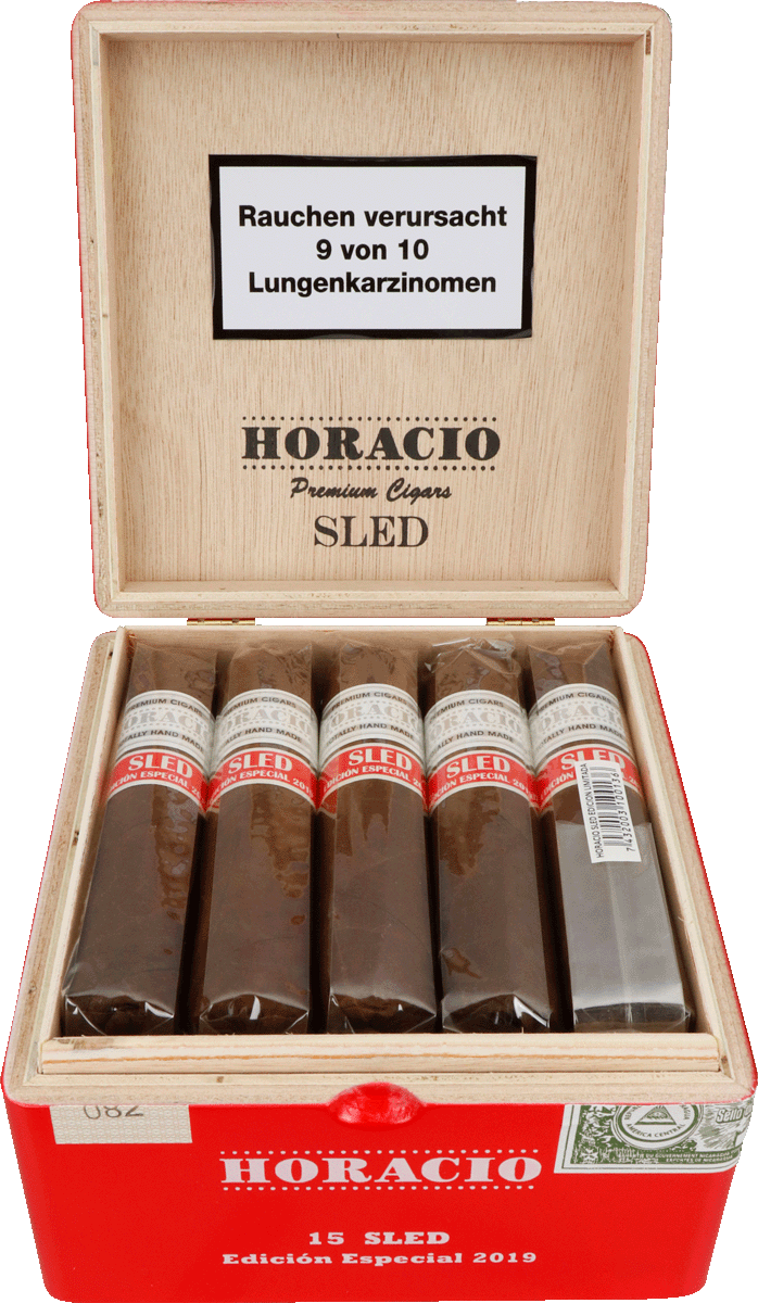 Horacio Sled - Kiste vorne geöffnet