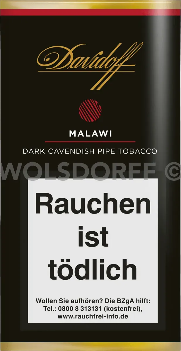 Davidoff Pfeifentabak Discovery Malawi Pouch von vorne