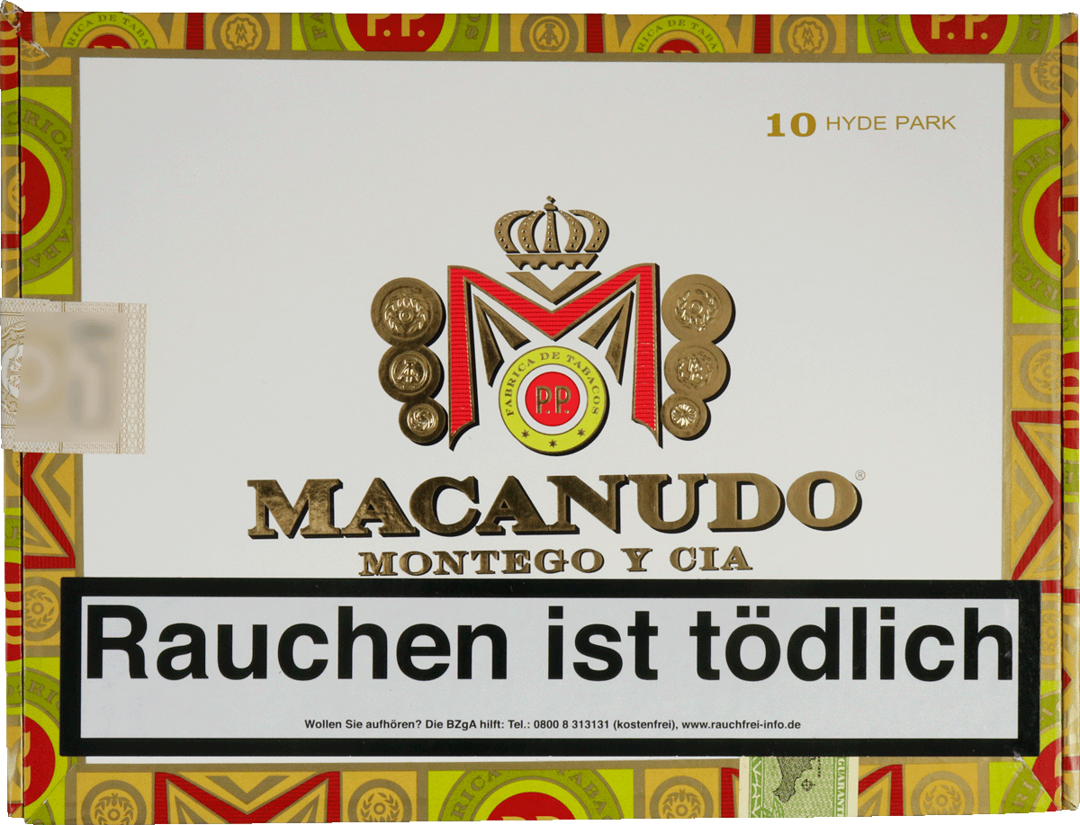 Macanudo Connecticut Hyde Park - Kiste vorne geschlossen