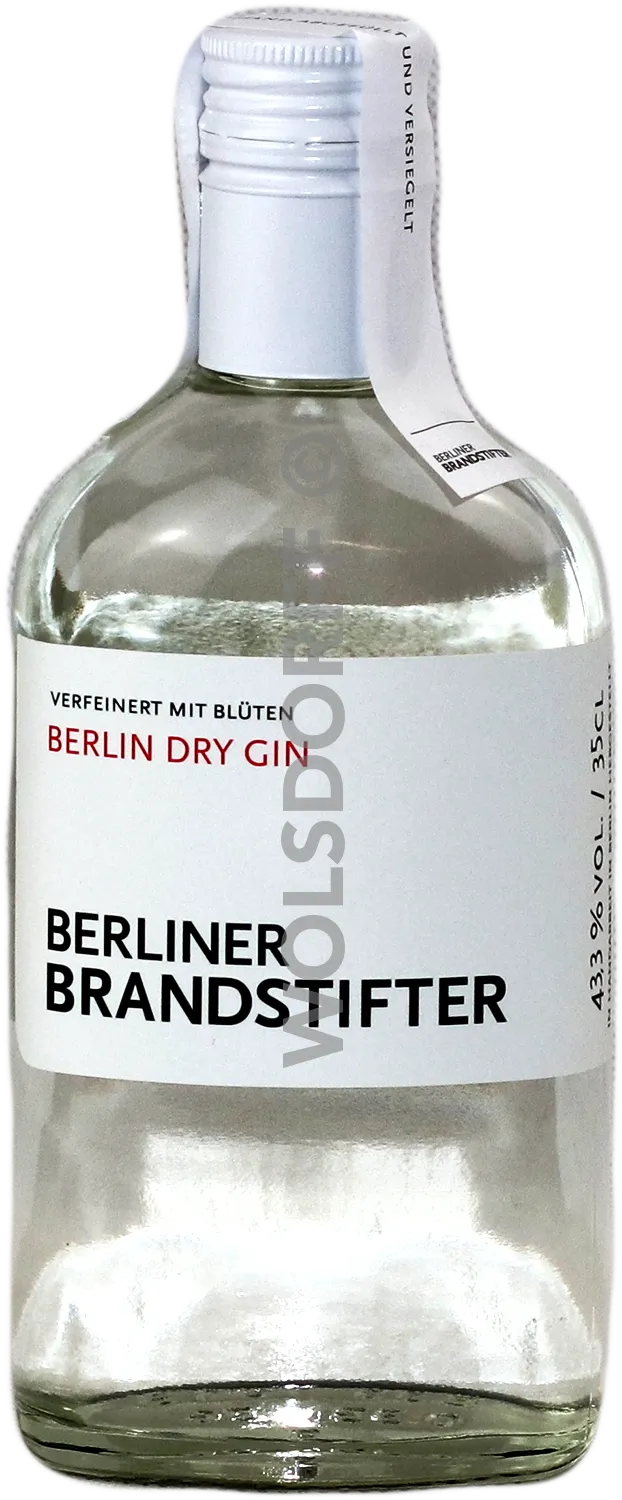 Berliner Brandstifter Flasche Vorderseite