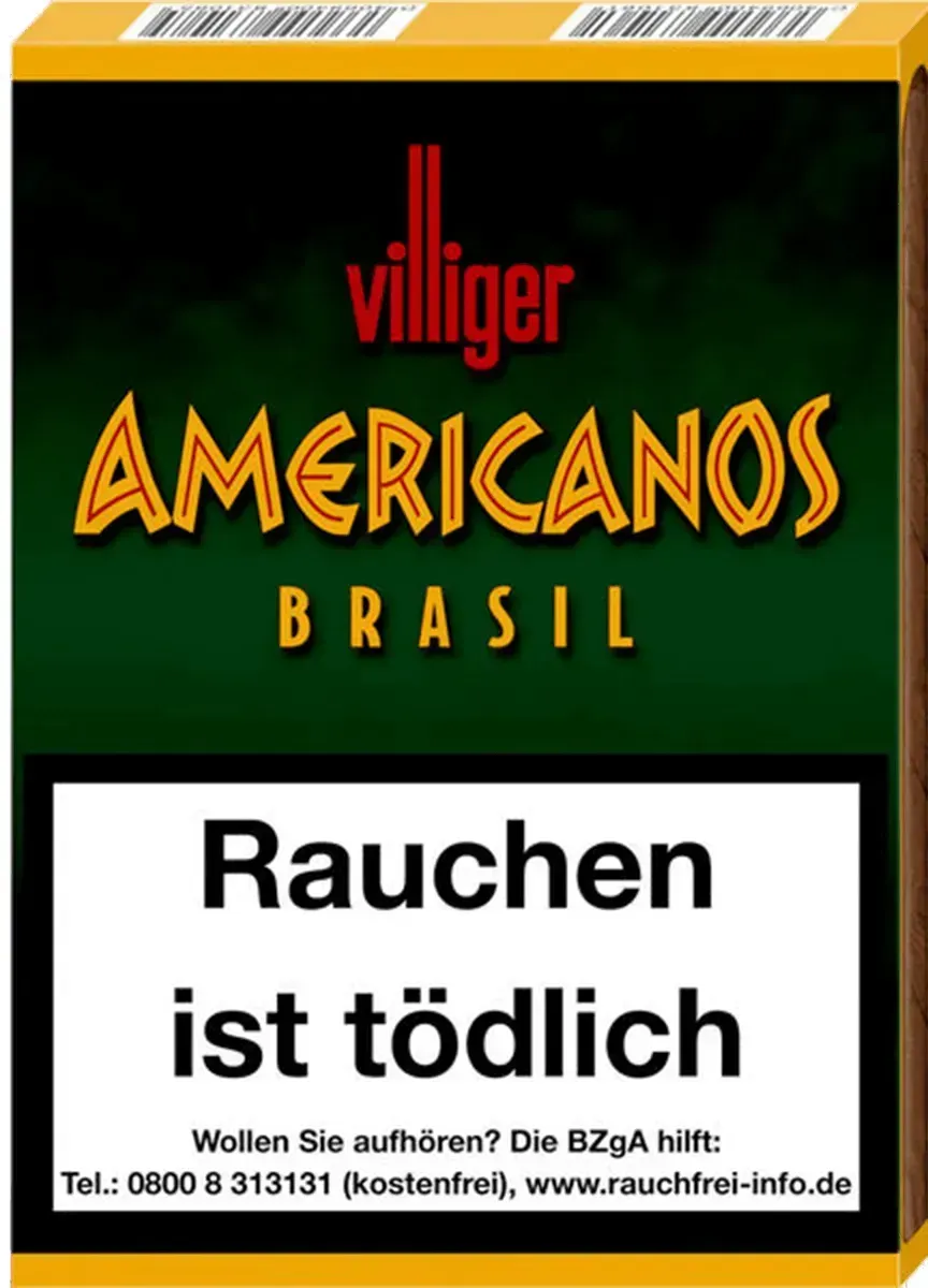 Villiger Americanos Brasil Schachtel Vorderseite