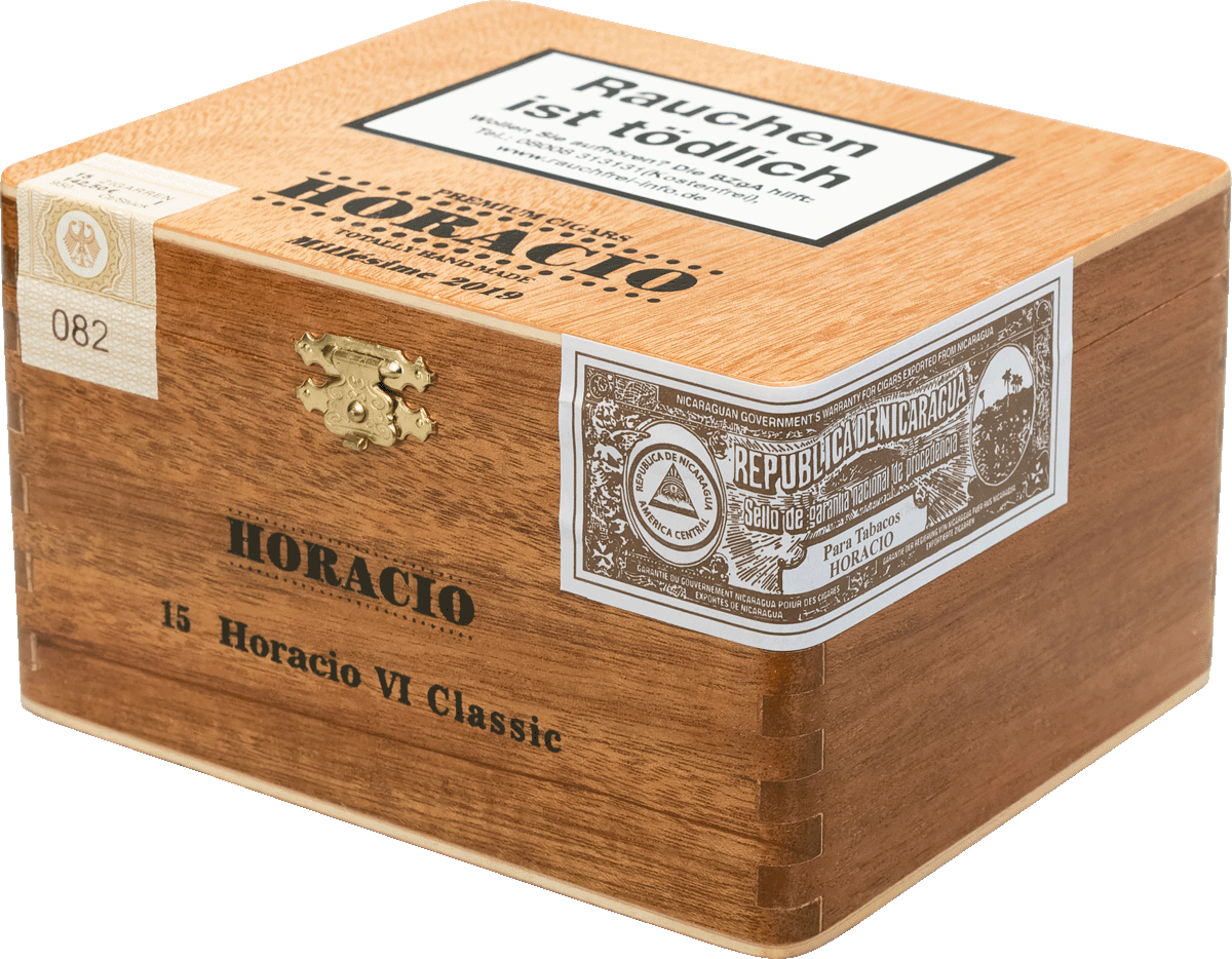 Horacio Millesime 2019 VI Classic - Kiste seitlich geöffnet