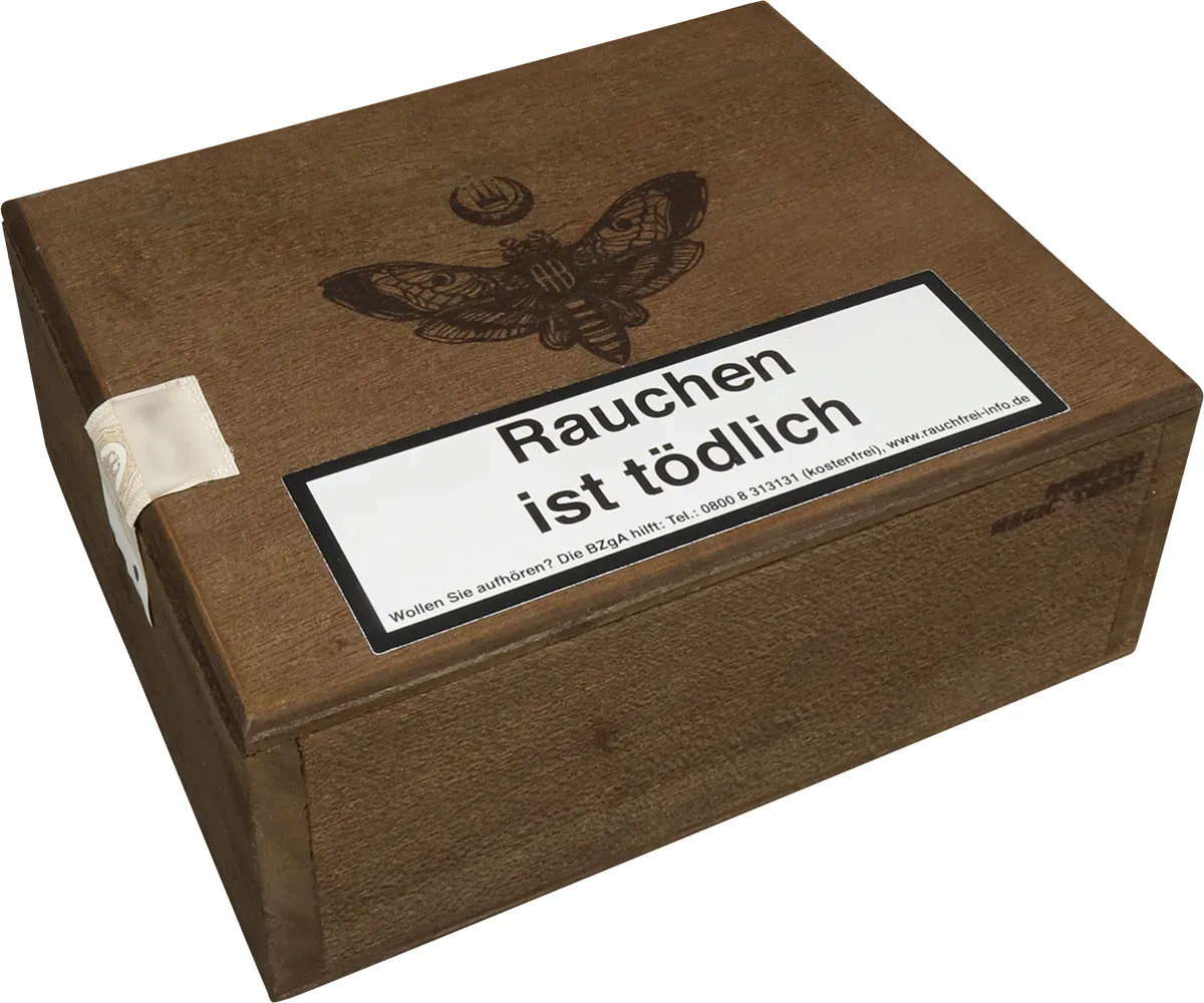 Alec Bradles Magic Toast Robusto Kiste geschlossen seite