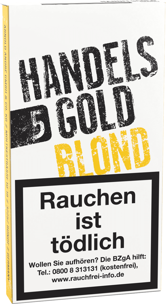Handelsgold Blond - Pappetui seitlich geschlossen