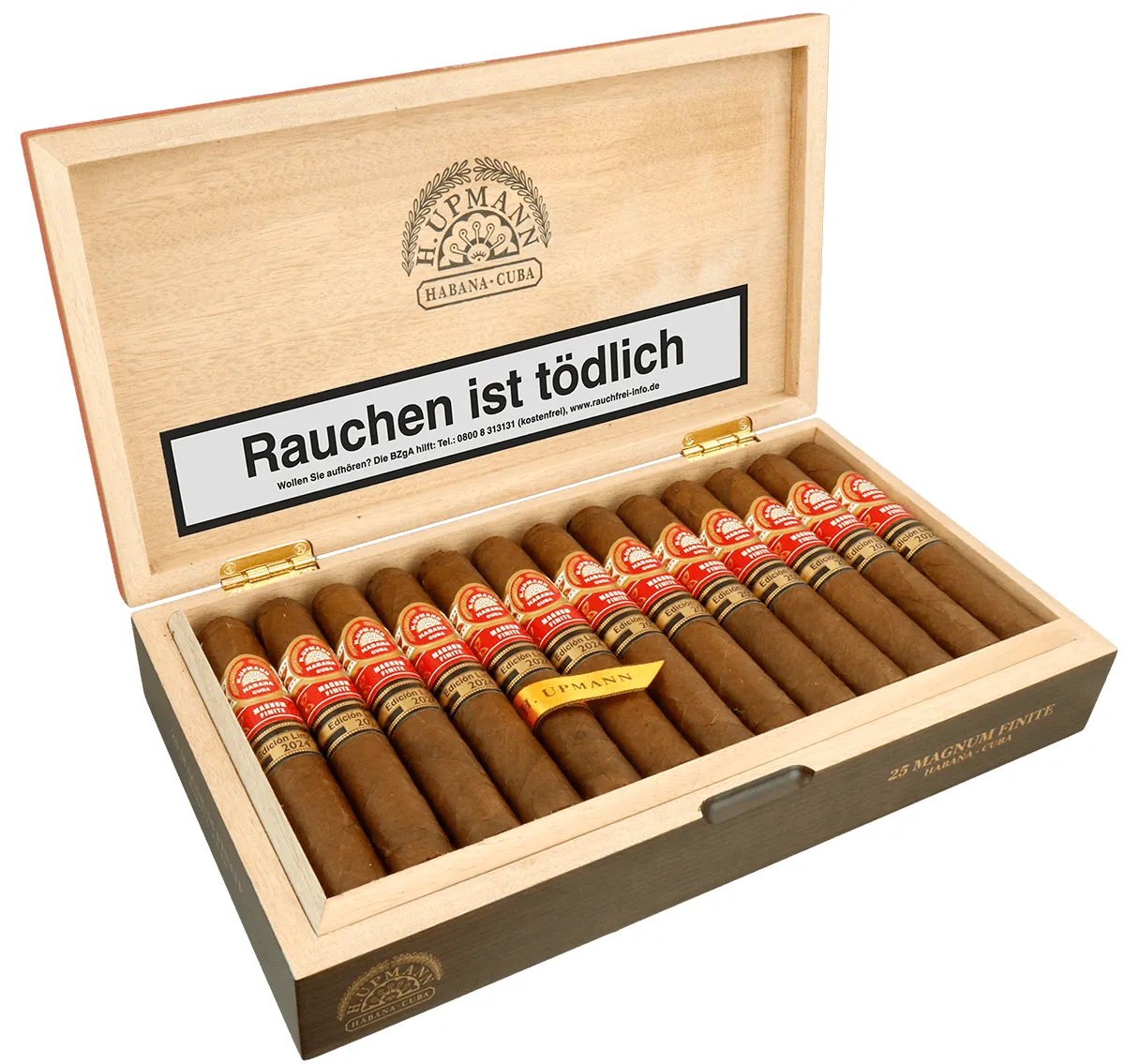 Upmann Magnum Finite LE Kiste offen Seite