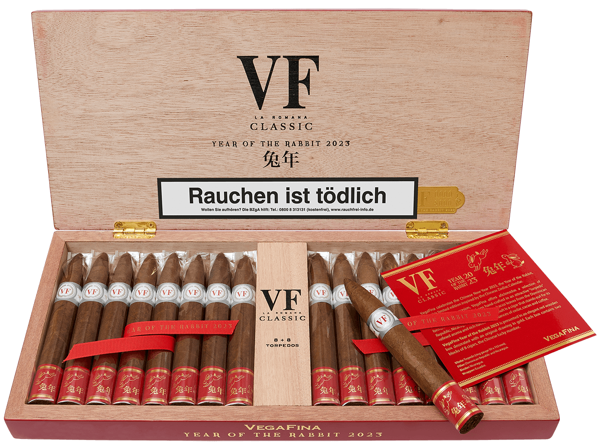 VegaFina Year of the Rabbit - Kiste vorne geöffnet