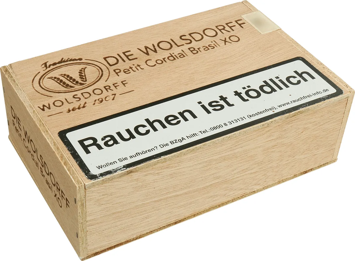Die WOLSDORFF Petit Cordial Brasil liegend
