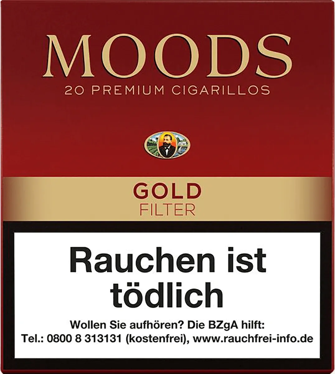 Dannemann Moods Golden Filter 20'S