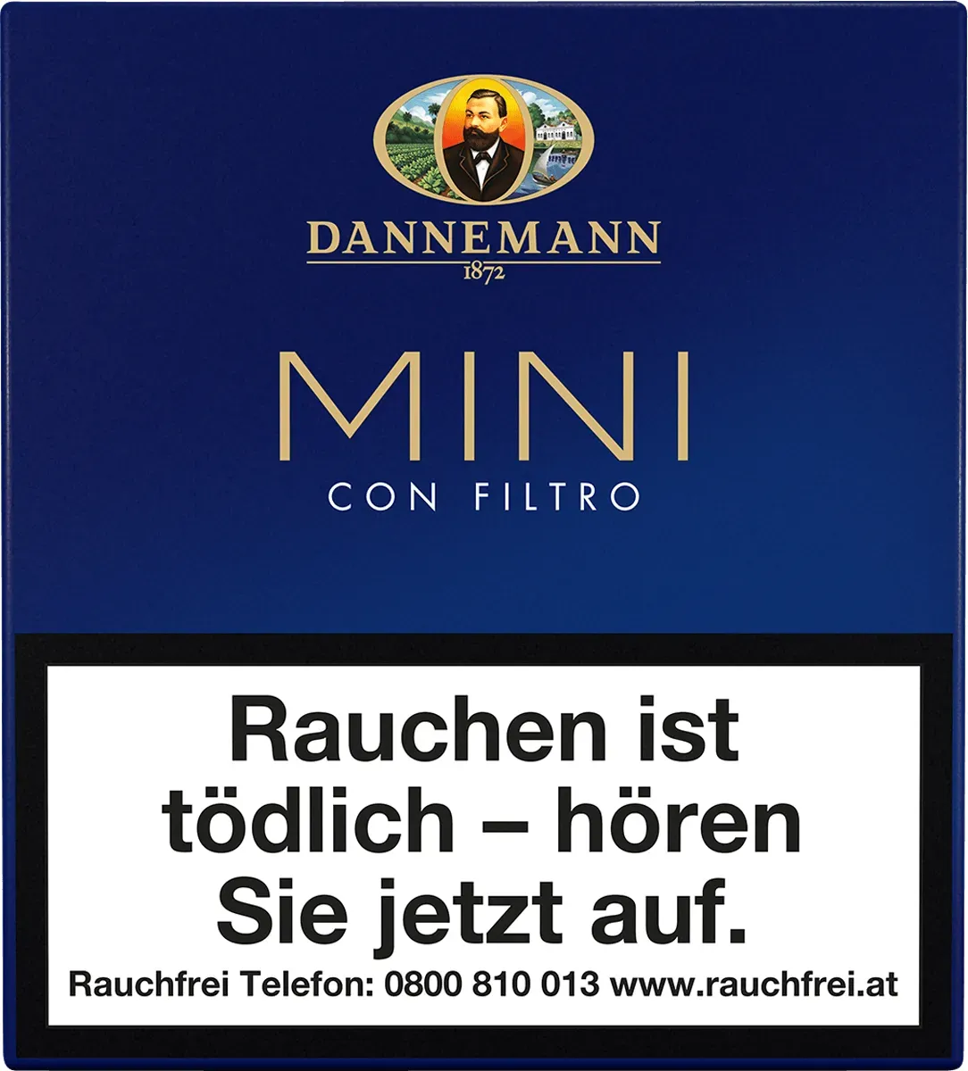 Mini Con Filtro Schachtel Vorderseite