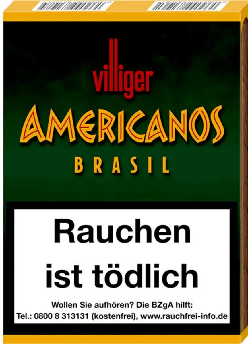 Villiger Americanos Brasil Schachtel Vorderseite