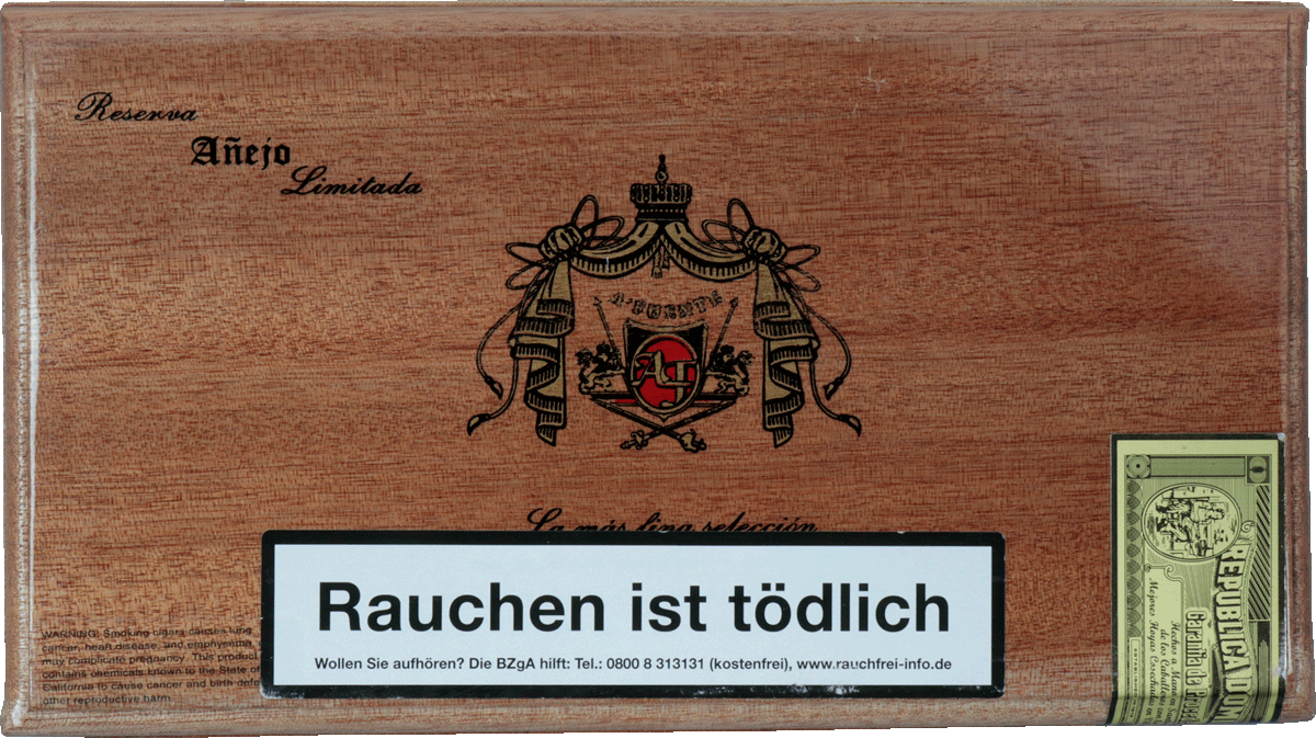 Arturo Fuente Anejo No. 50 - Kiste vorne geschlossen