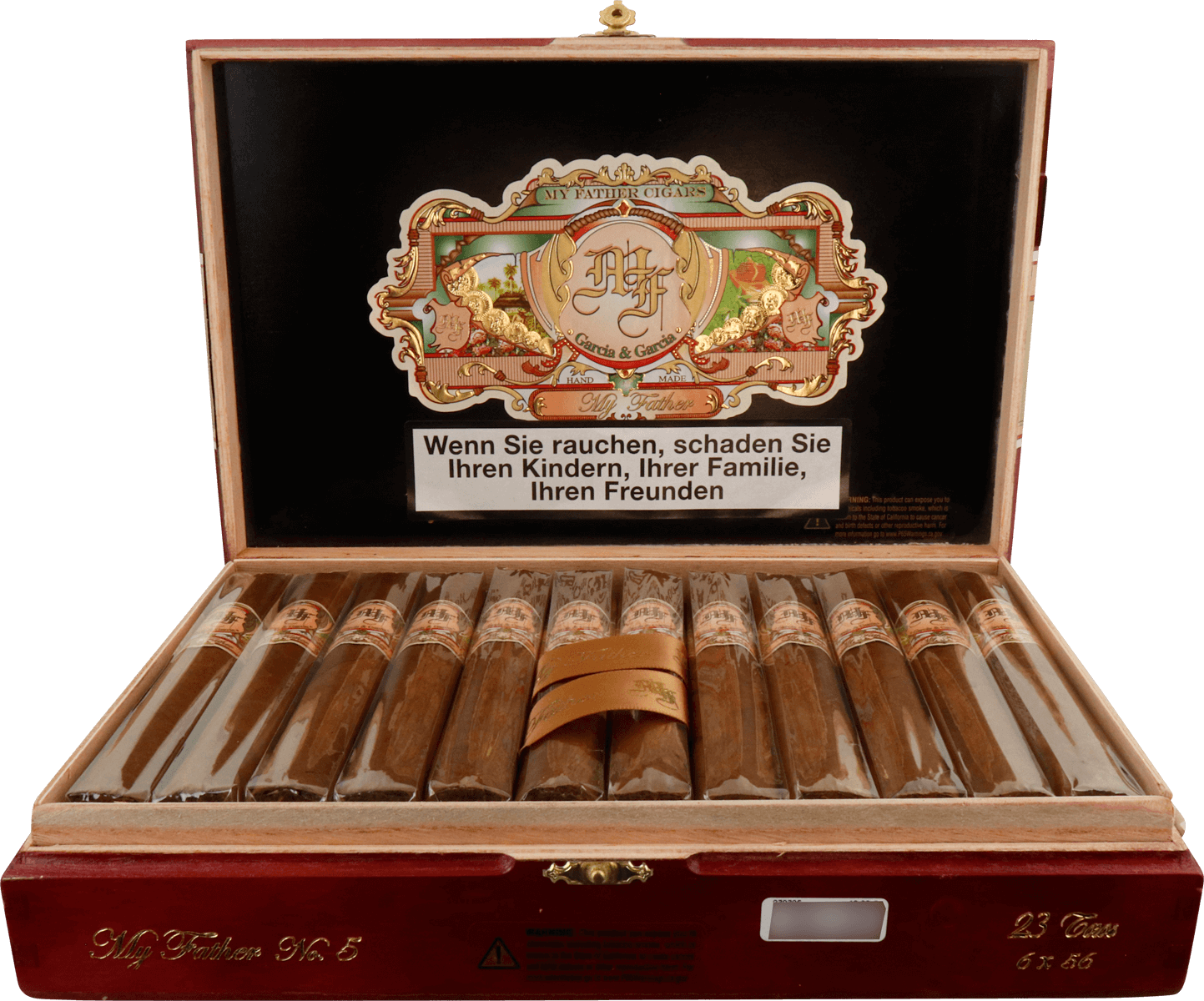 My Father Classic No. 5 Toro - Kiste vorne geöffnet