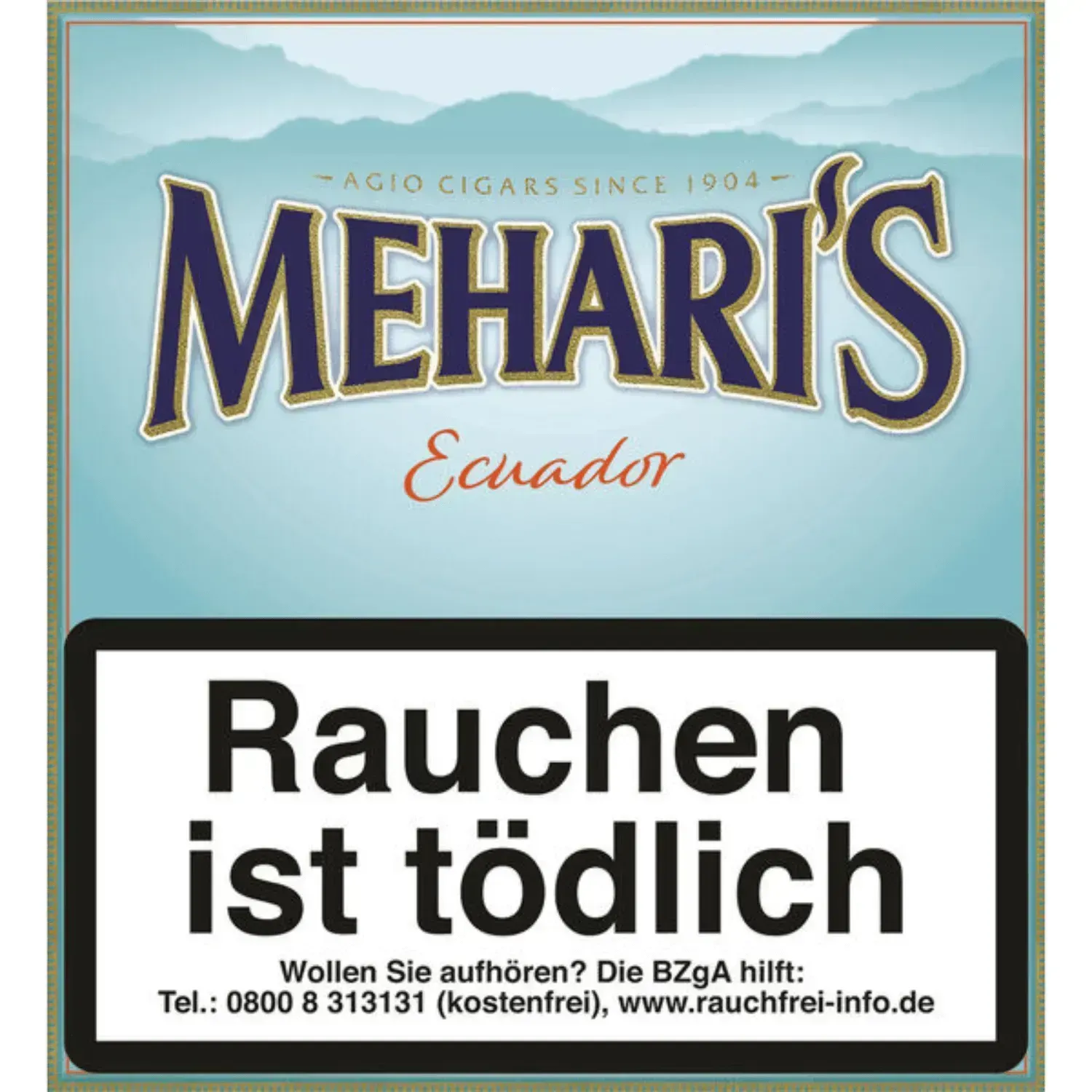 Meharis Ecuador Schachtel Vorderseite
