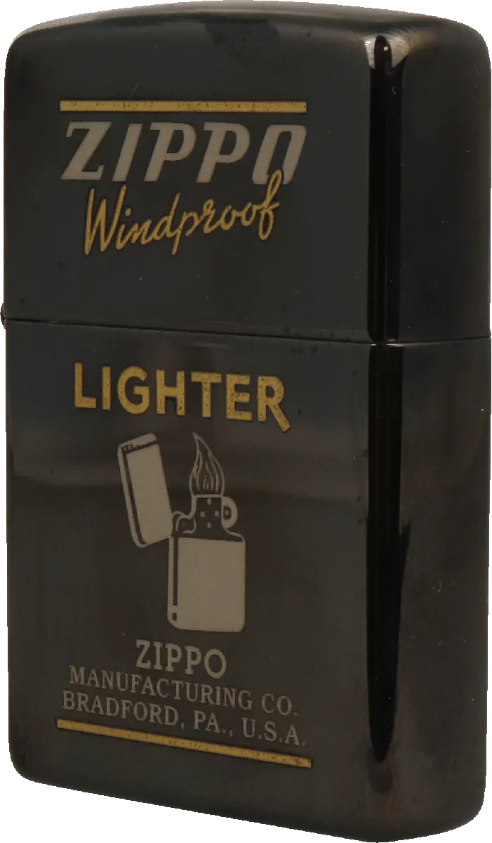 Zippo Ebony seitlich
