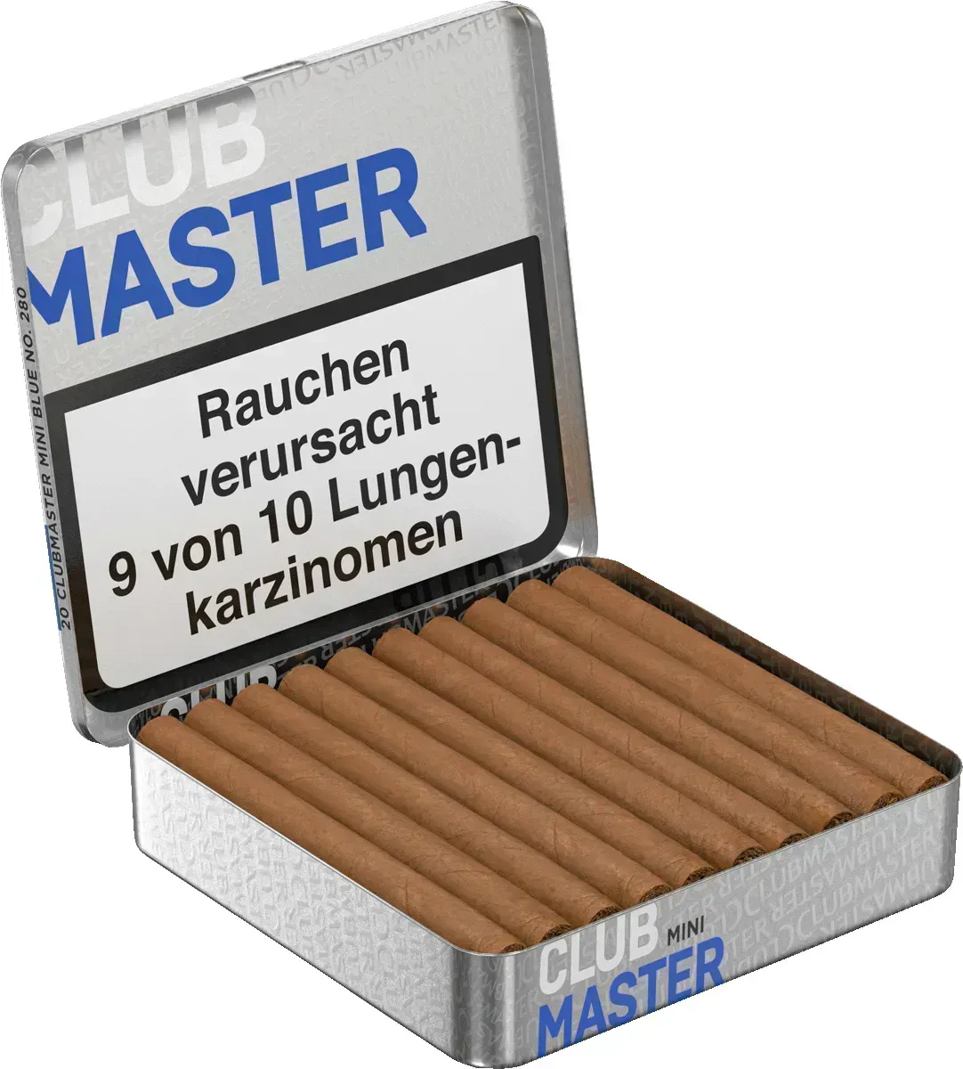 Clubmaster Mini Blue Schachtel offen