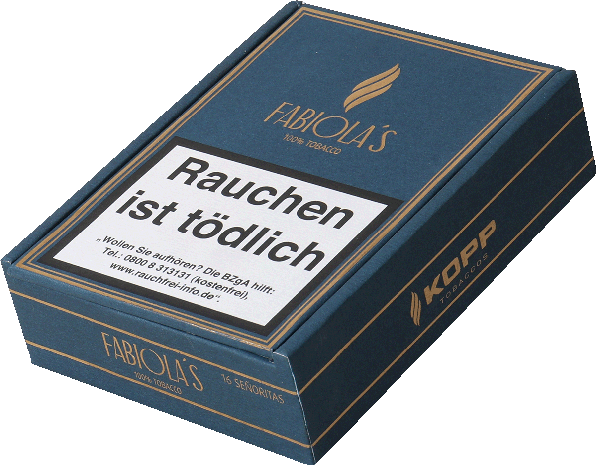 Kopp Fabiola’s Senioritas - Schachtel seitlich geschlossen