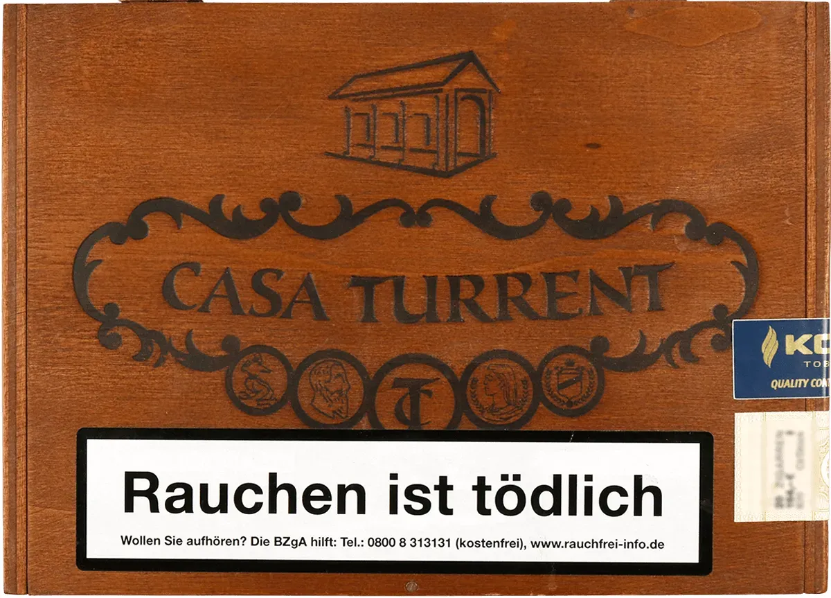 Casa Turrent 1901 Maduro Robusto Kiste geschlossen