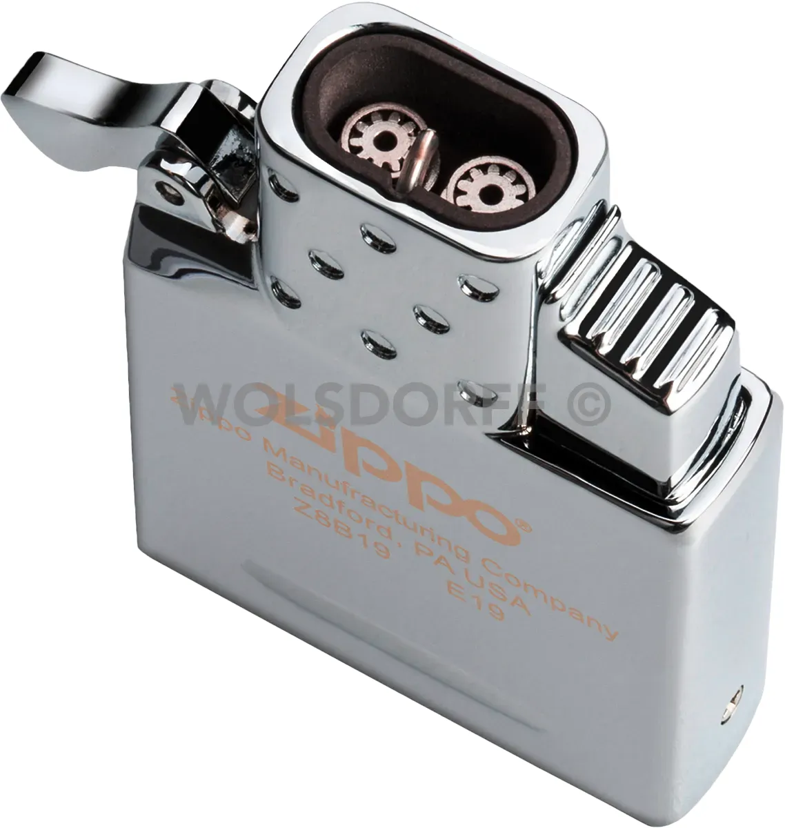 Zippo jet Einsatz Double Flame oben