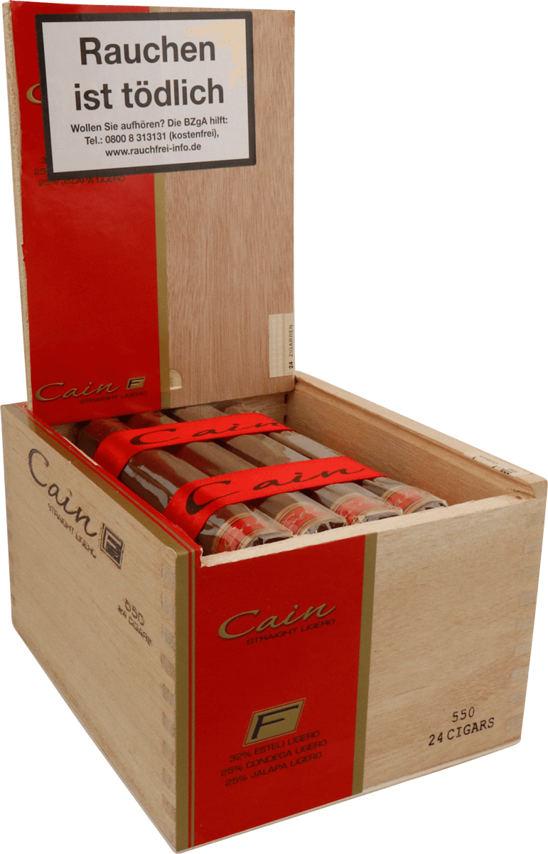 Oliva Cain Serie F - Kiste seitlich geöffnet