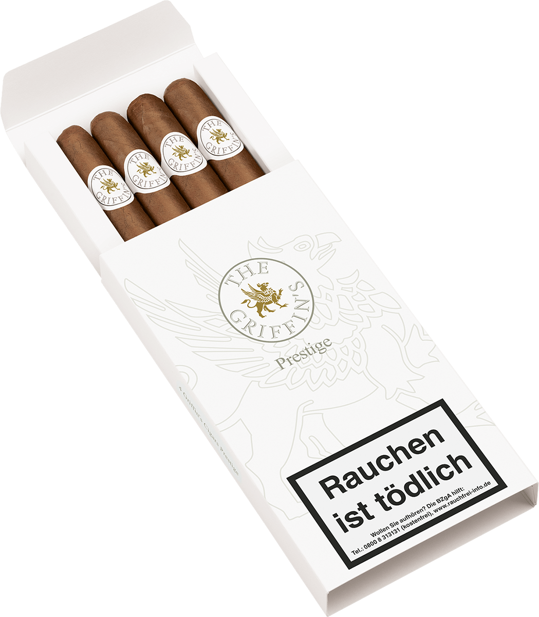 The Griffin's Classic Prestige - Pappetui seitlich geöffnet