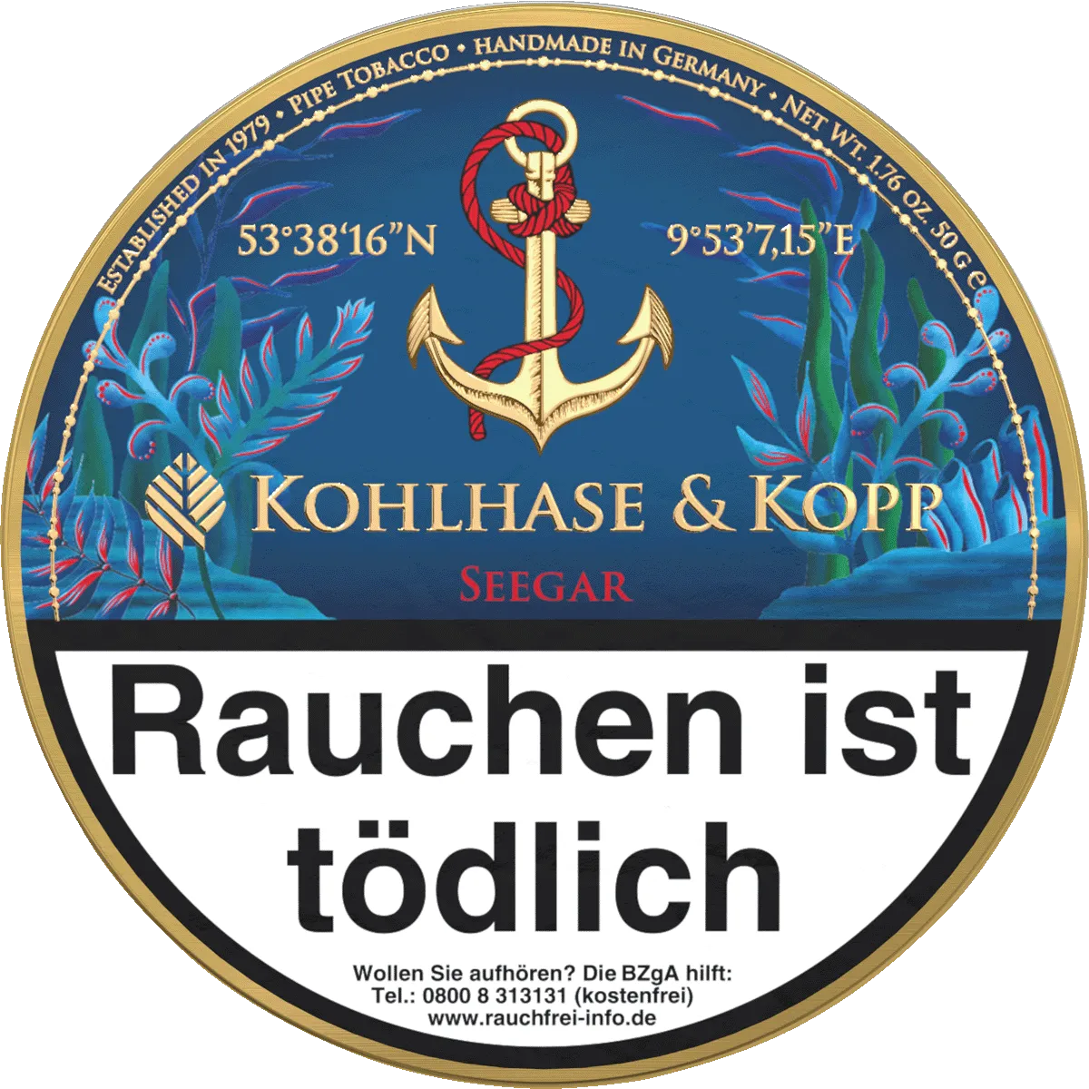 K&K Caribbean Blue Seegar Dose