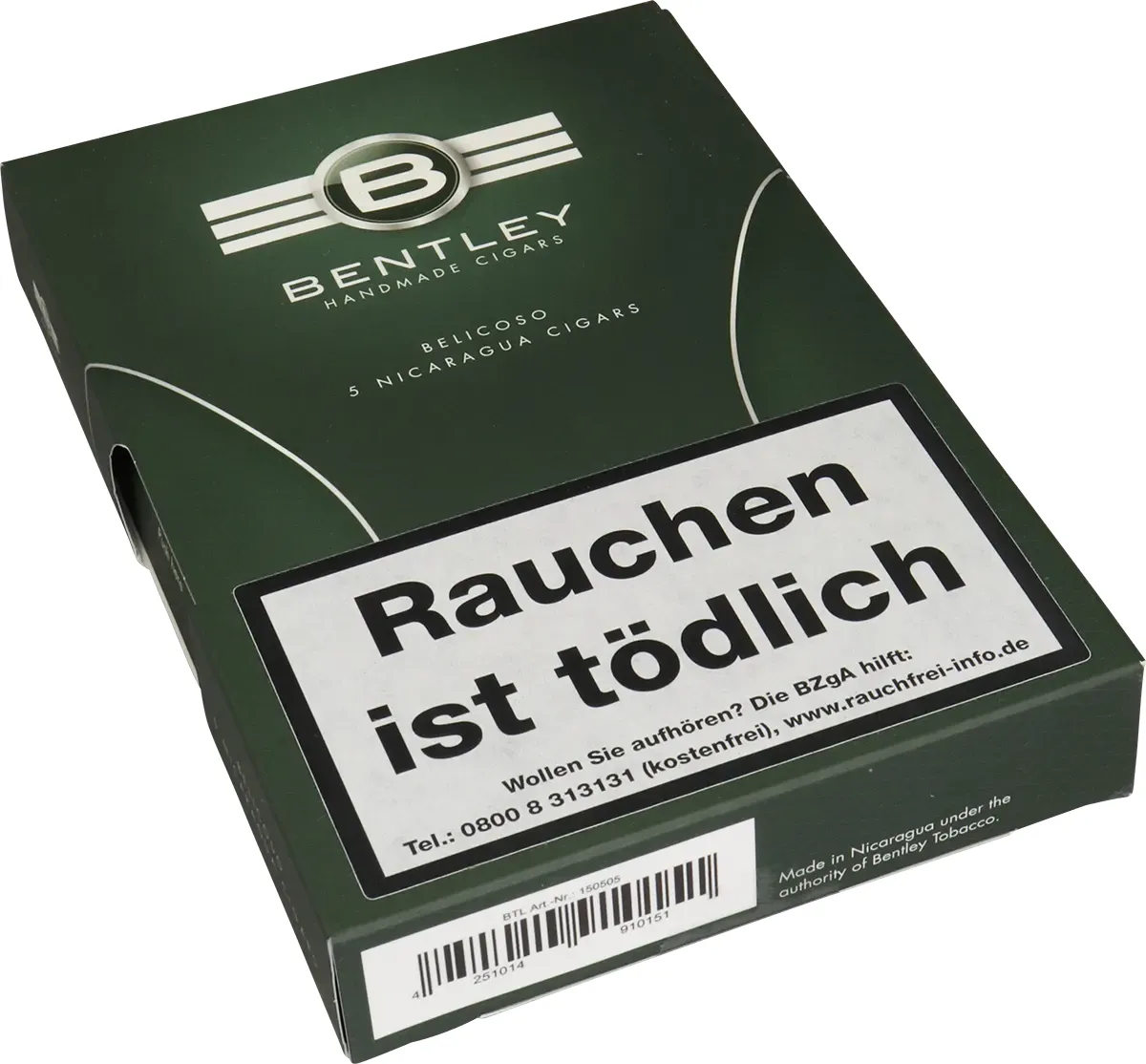Bentley Belicoso 5’S seitlich von vorne
