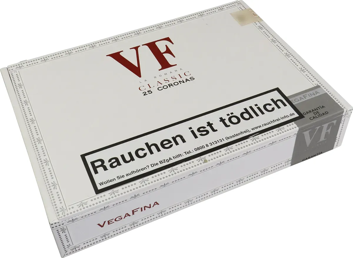 Vegafina Corona 25 stück geschlossen seitlich