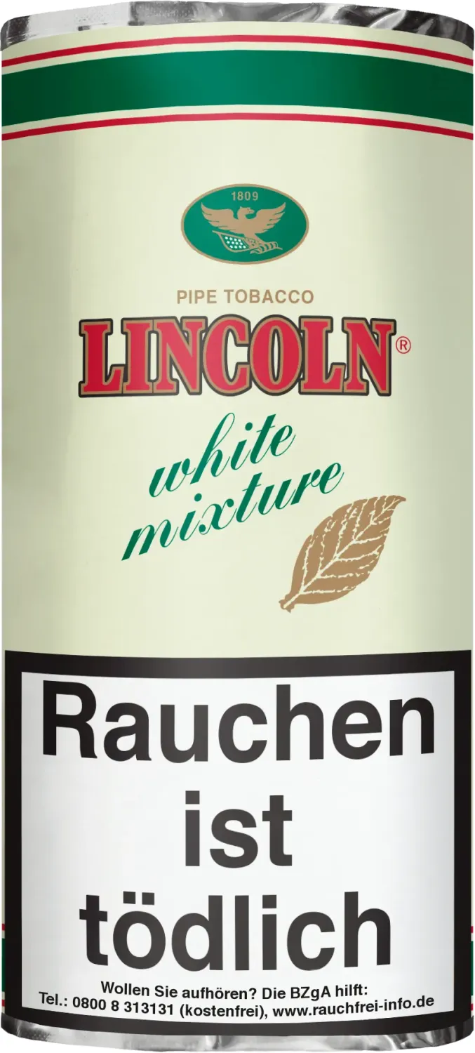 Lincoln White Mixture Pouch von vorne