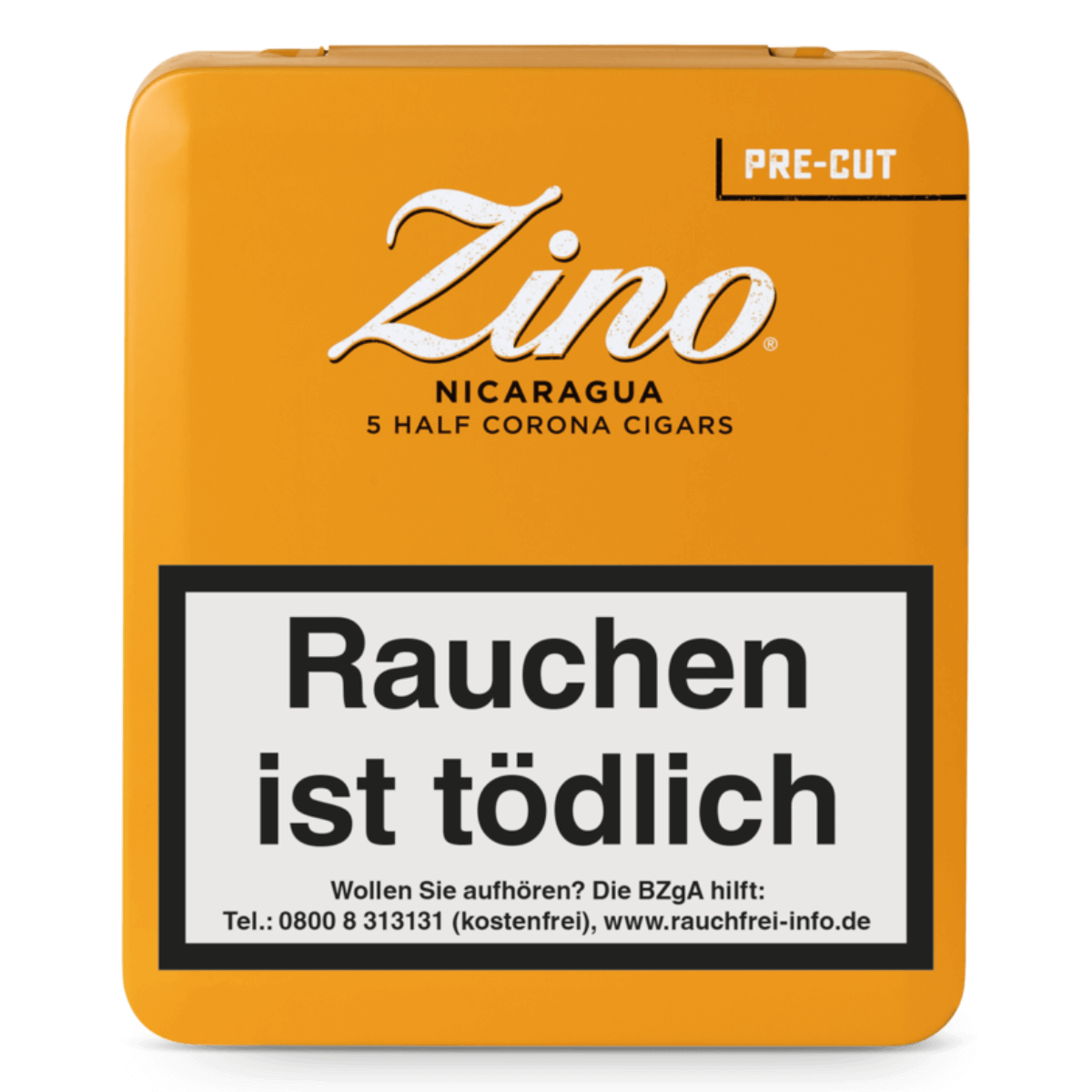 Zino Nicaragua Half Corona - Blechetui vorne geschlossen