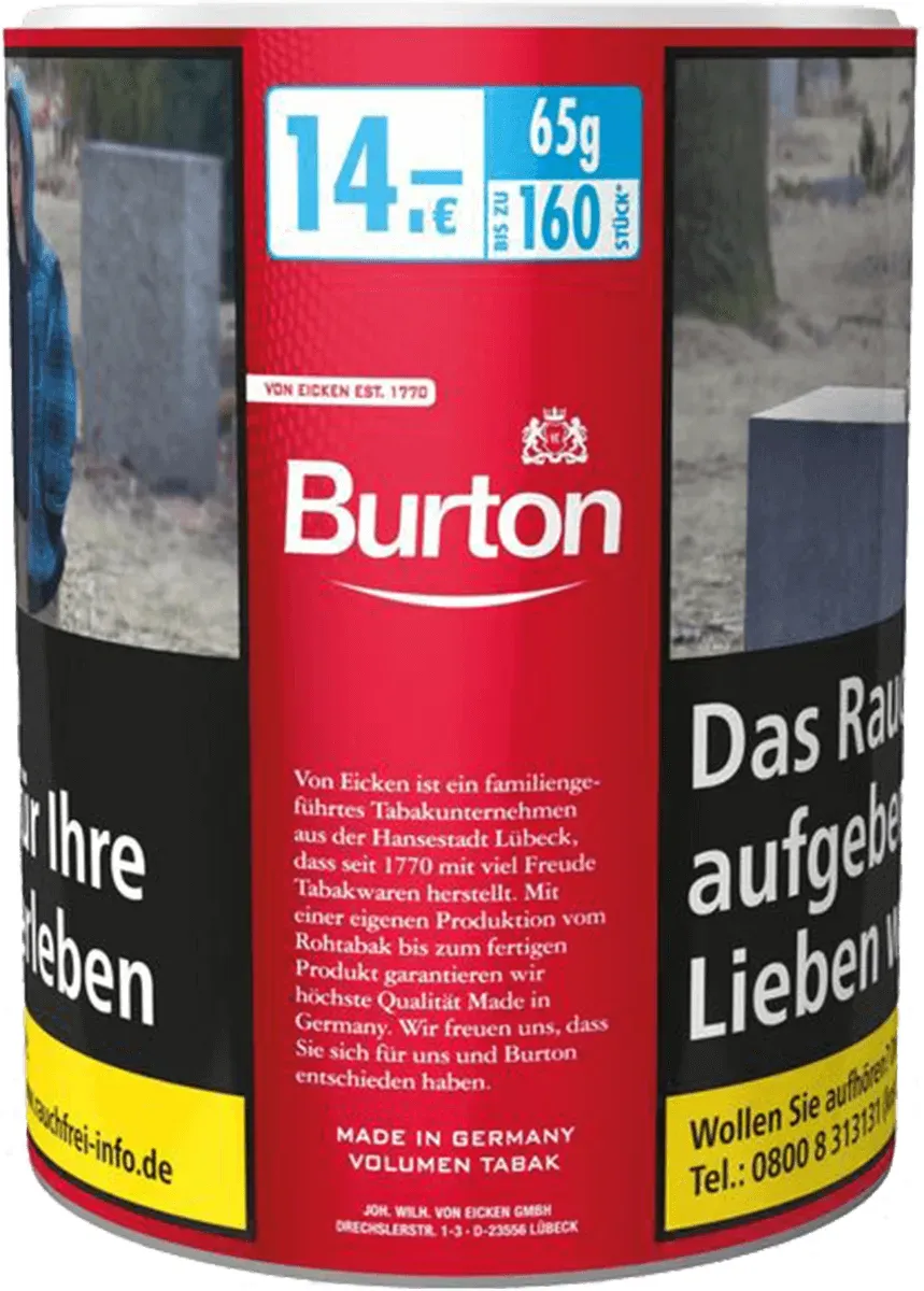Burton Volumentabak Red XL Dose