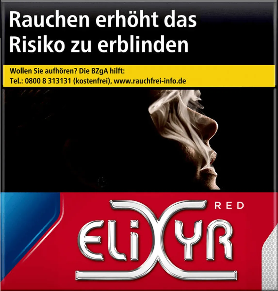 Elixyr Red 5XL Cigarette Packung von vorne