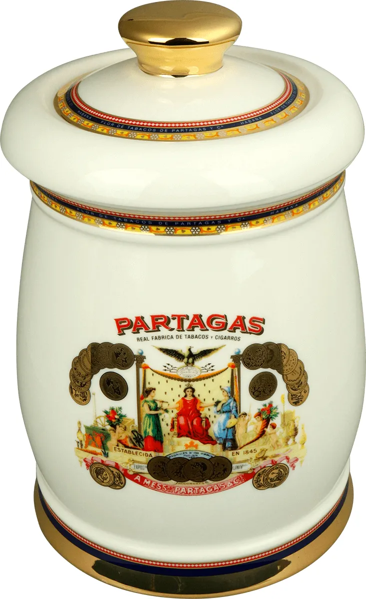 Partagás Porzellanjar von oben