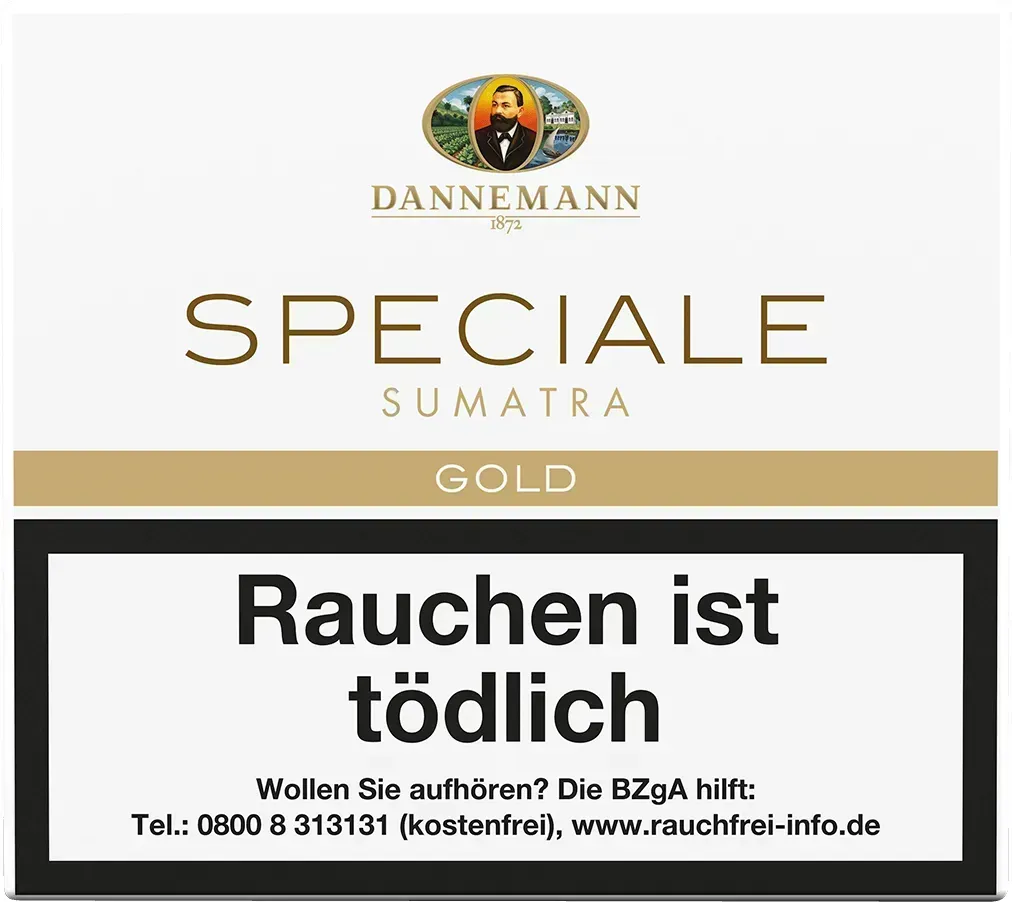 Dannemann Speciale Gold Sumata Schachtel Vorderseite