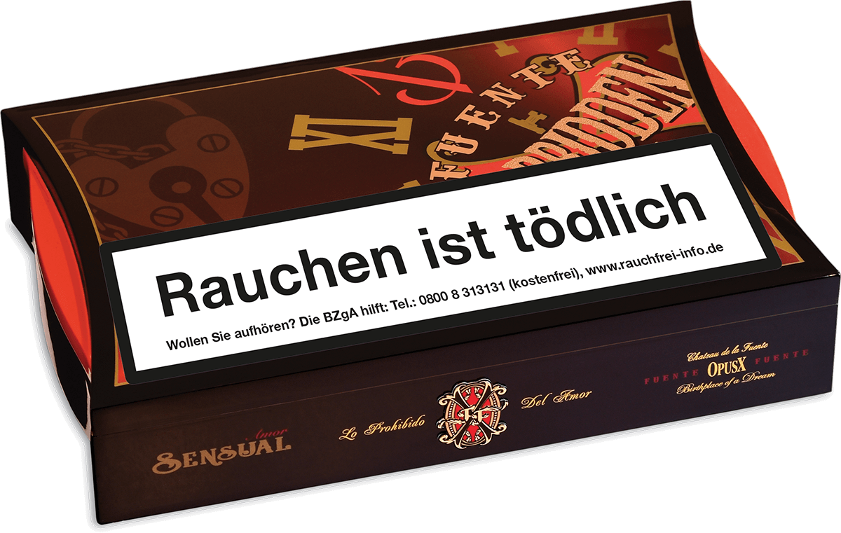 Arturo Fuente Opus X Forbidden - Kiste seitlich geschlossen