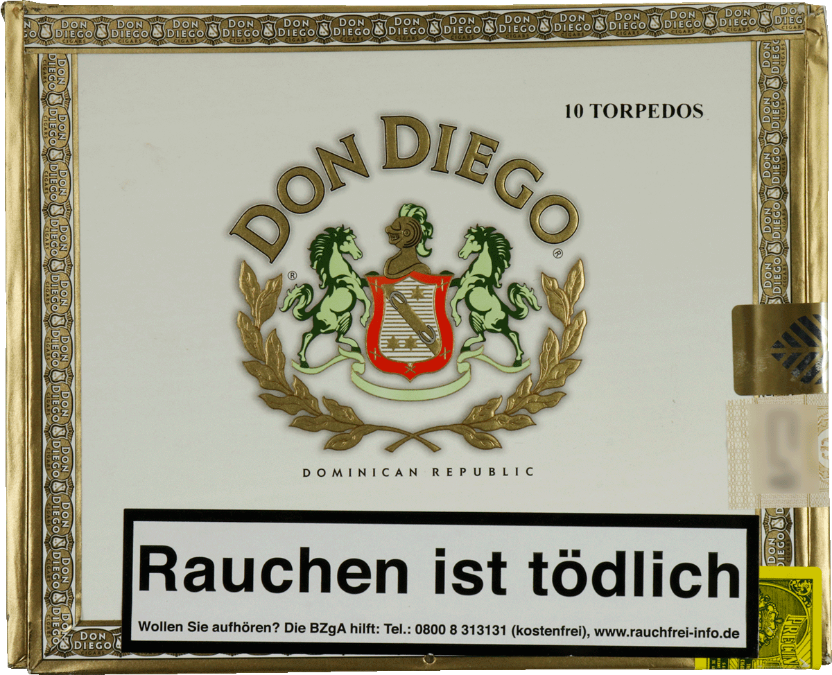 Don Diego Classic Torpedo - Kiste vorne geschlossen